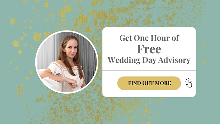 get one hour of free wedding day advisory