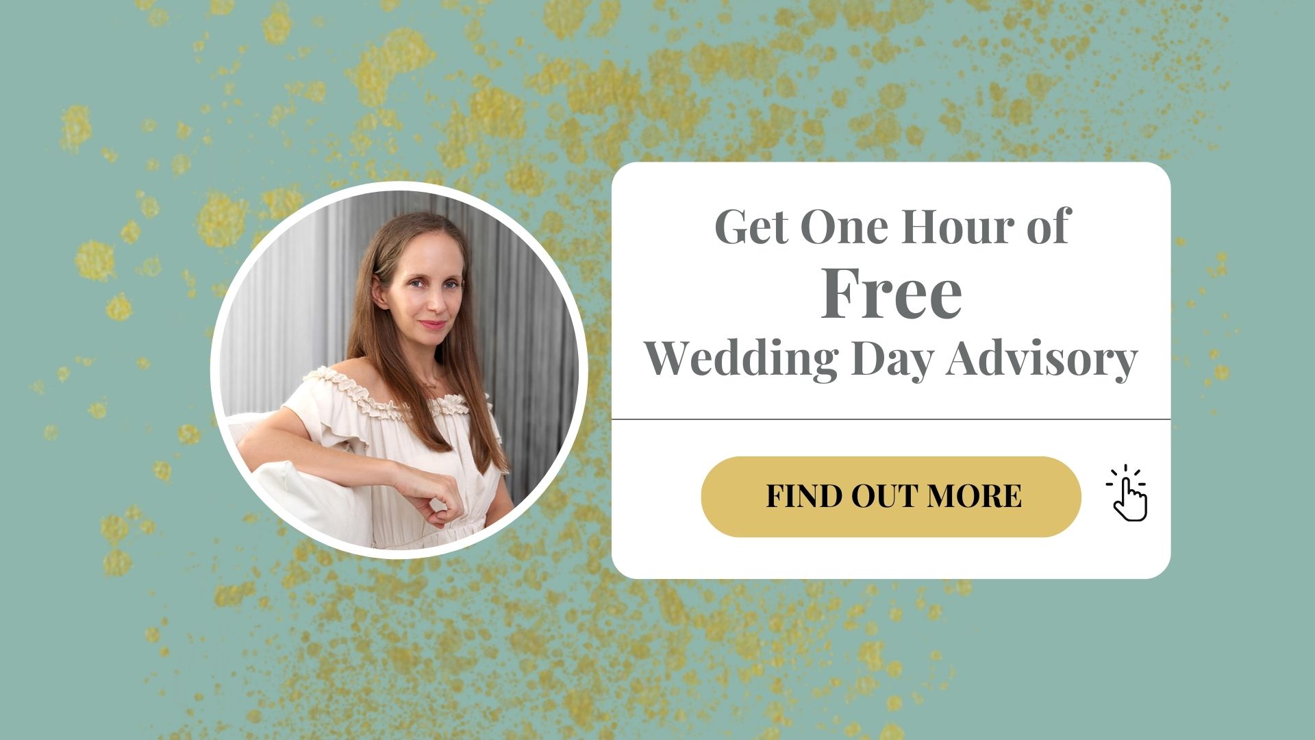 get one hour free wedding day advisory